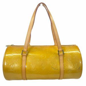 053173M Authentic Louis Vuitton Satchel Bag Bedford Yellow Vernis